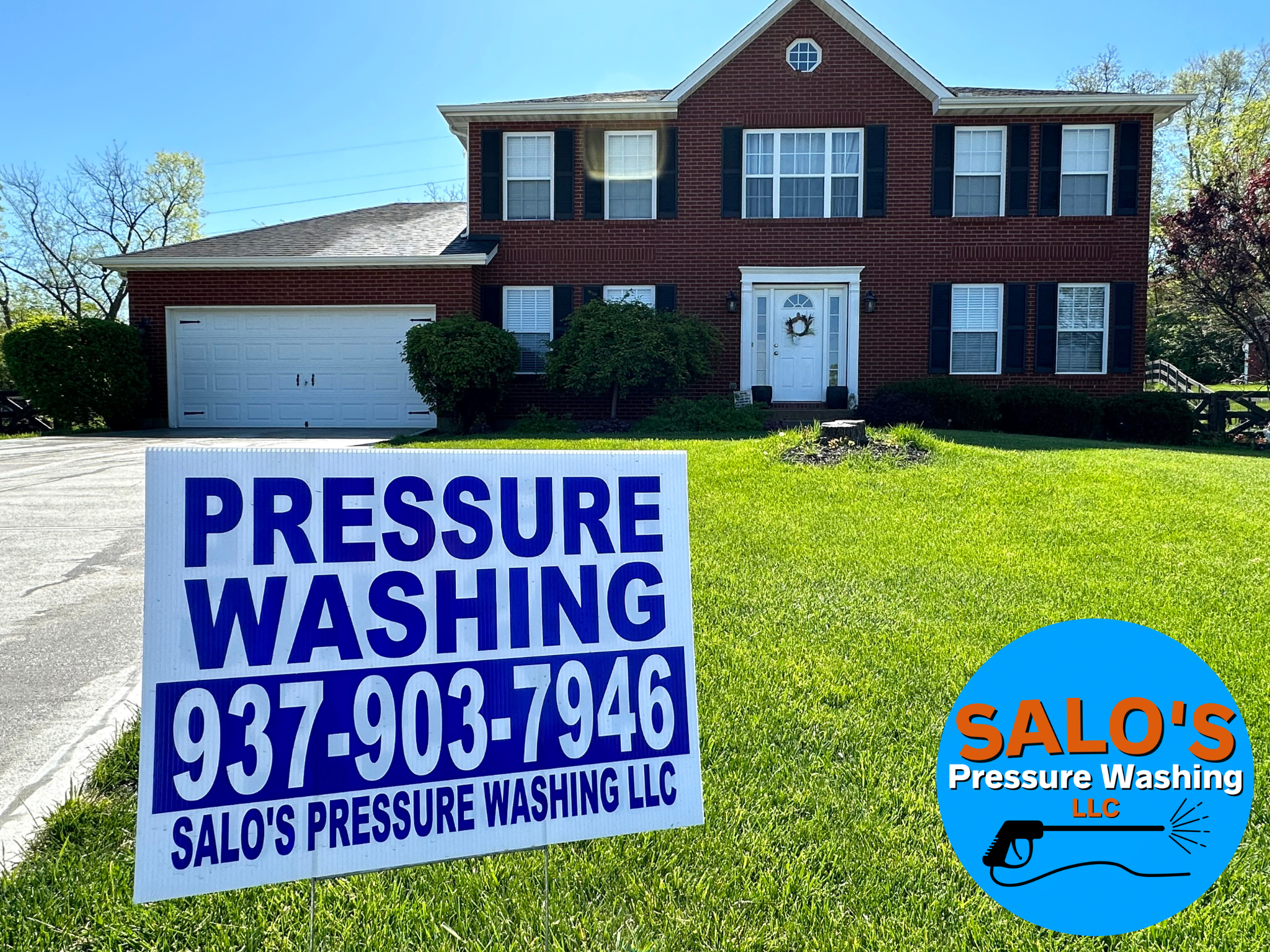 Professional House Washing Completed in Mason, OH